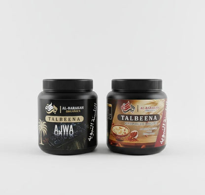 Deal 2 Ajwa Talbeena  and Almond Talbeena