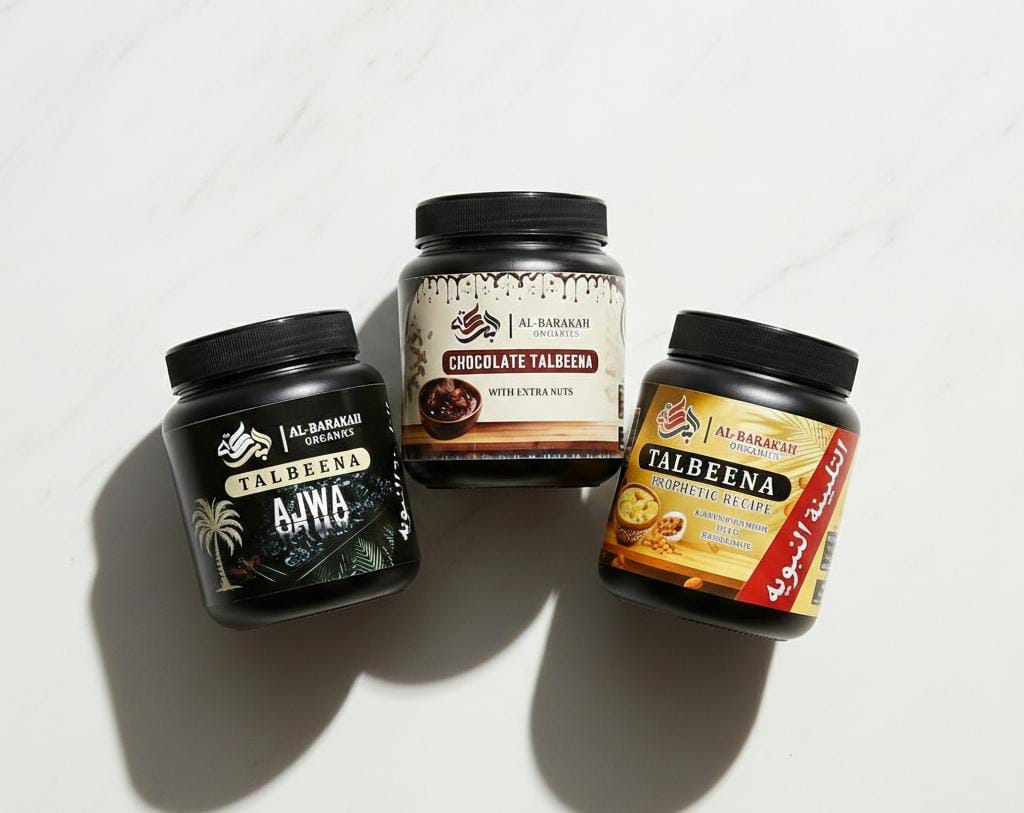Mega  Deal! Flat 1500Rs/-OFF – Talbeena Bundle (Chocolate, Almond & Ajwa)