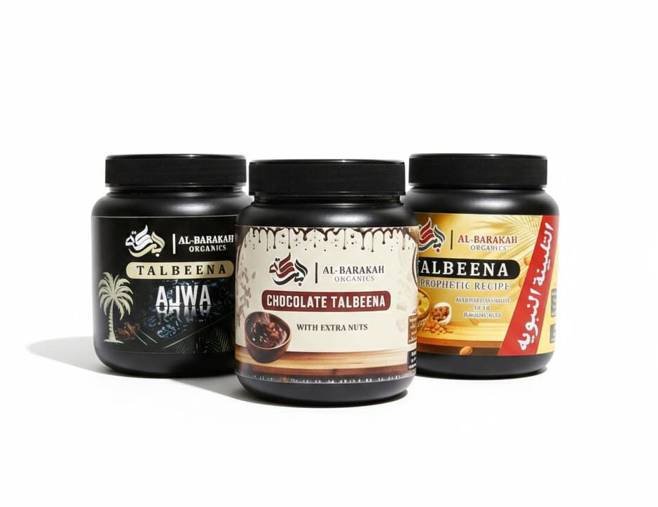 Mega  Deal! Flat 1500Rs/-OFF – Talbeena Bundle (Chocolate, Almond & Ajwa)
